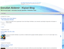Tablet Screenshot of blog.emrullahakdemir.com